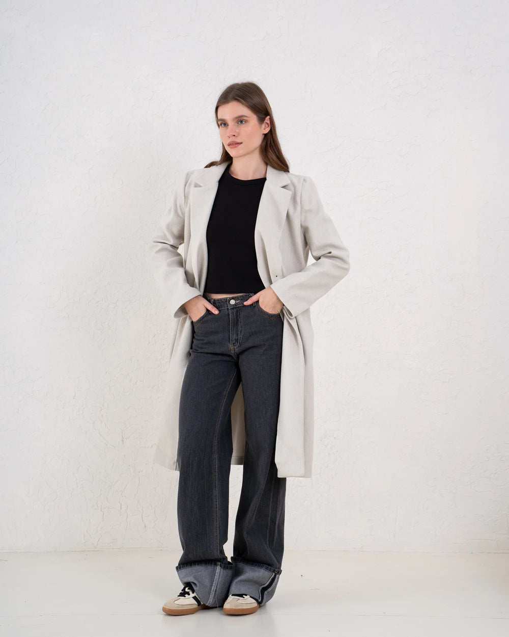 Wool-Like Long Coat - Venti