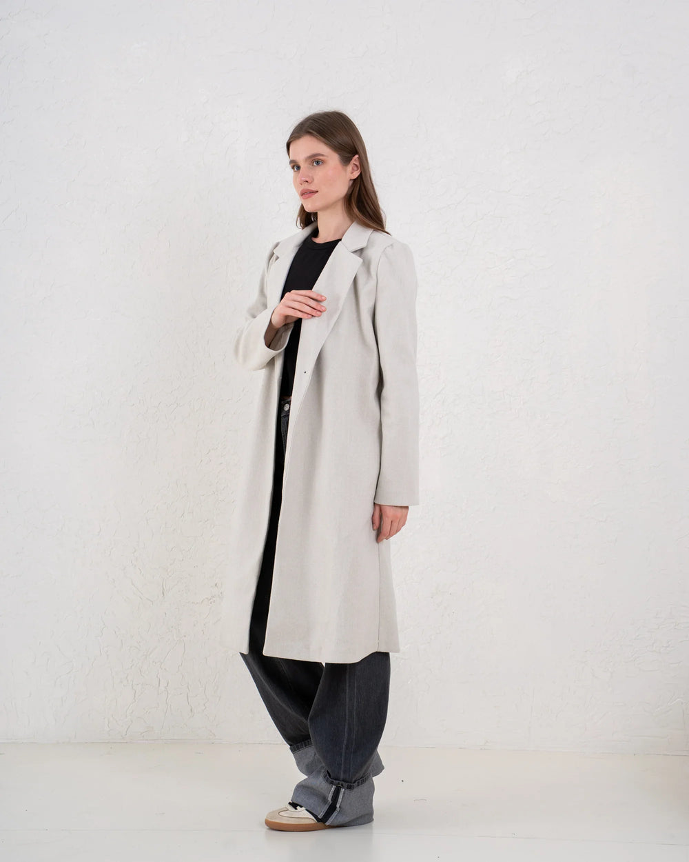 Wool-Like Long Coat - Venti