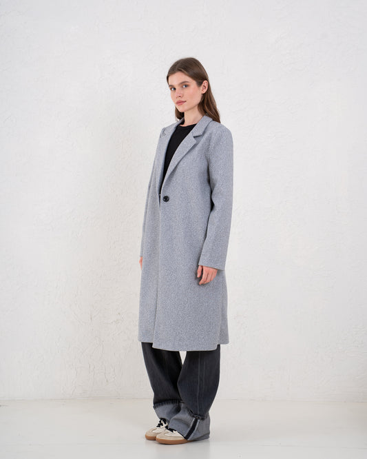 Wool-Like Long Coat