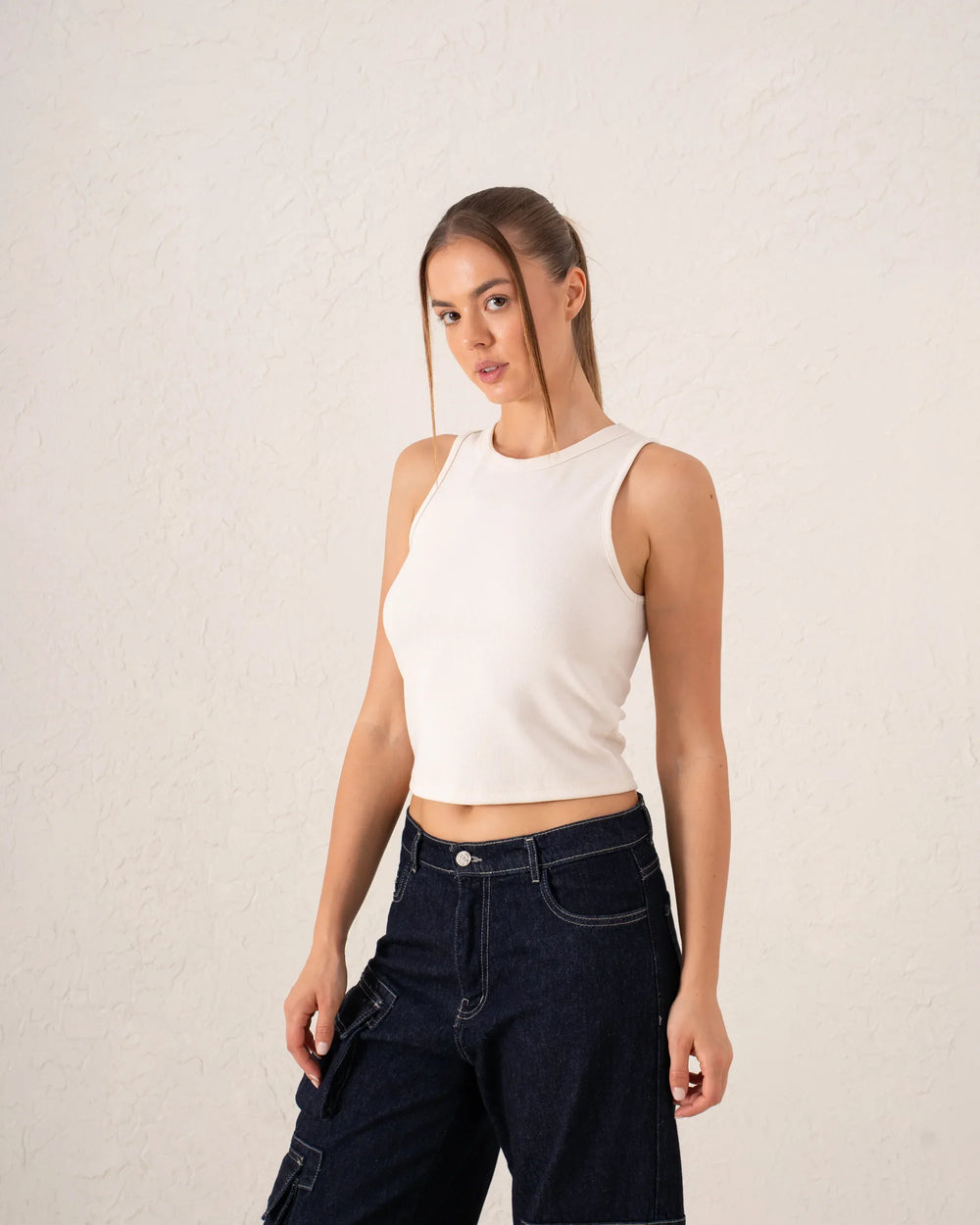 Women ribbed tank top - Venti