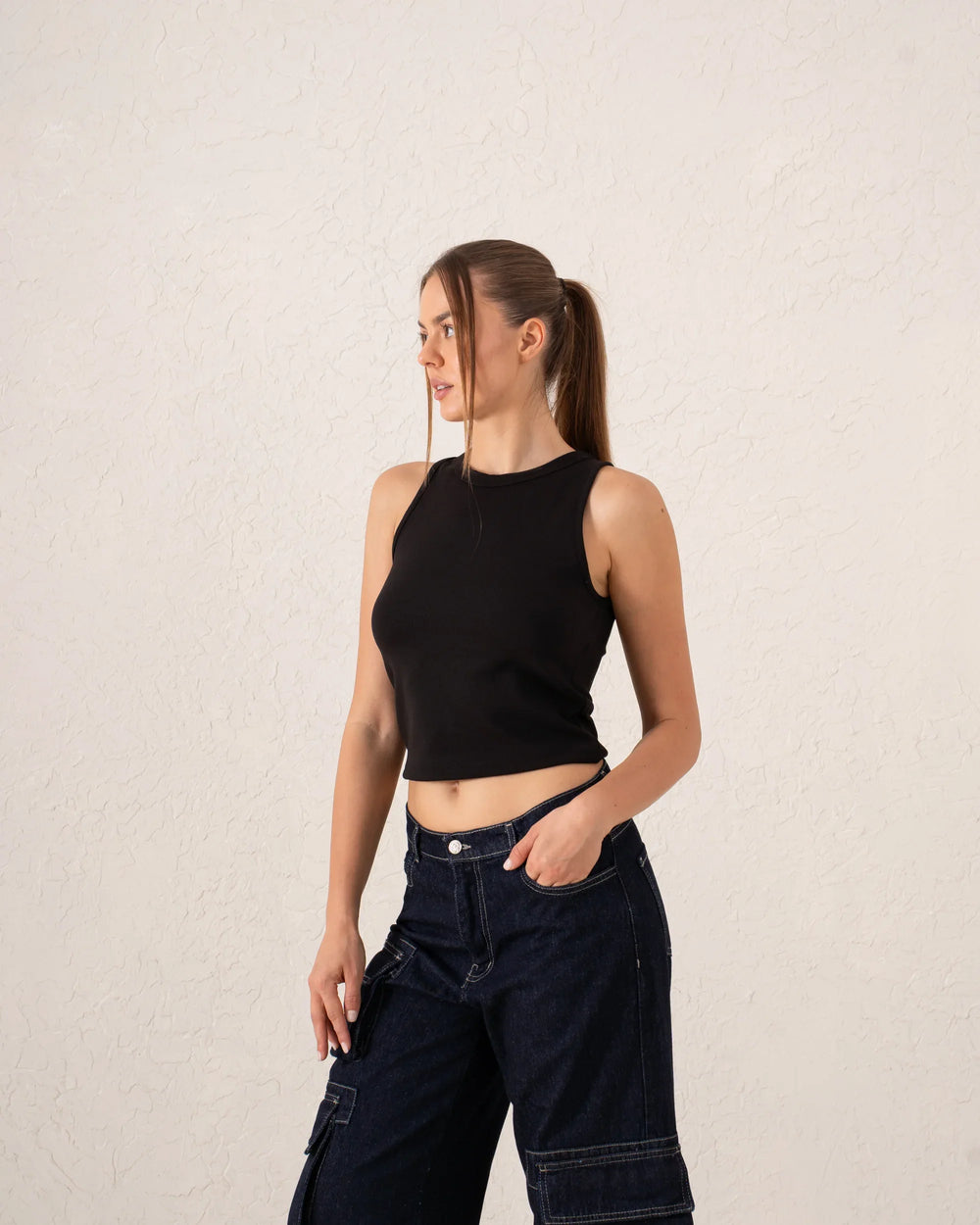 Women ribbed tank top - Venti