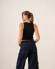 Women ribbed tank top - Venti