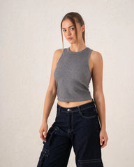 Women ribbed tank top