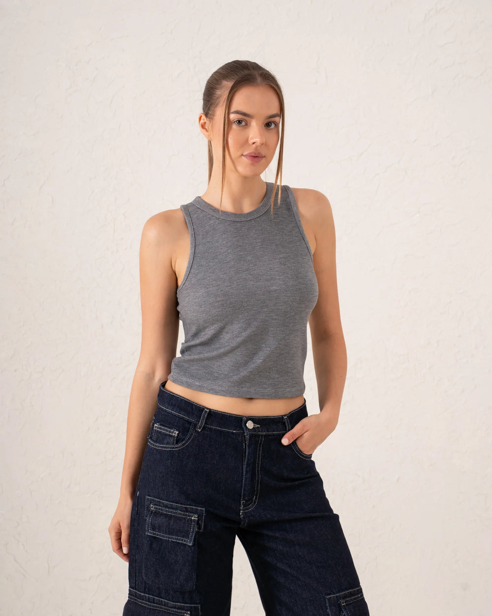 Women ribbed tank top - Venti