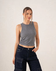 Women ribbed tank top