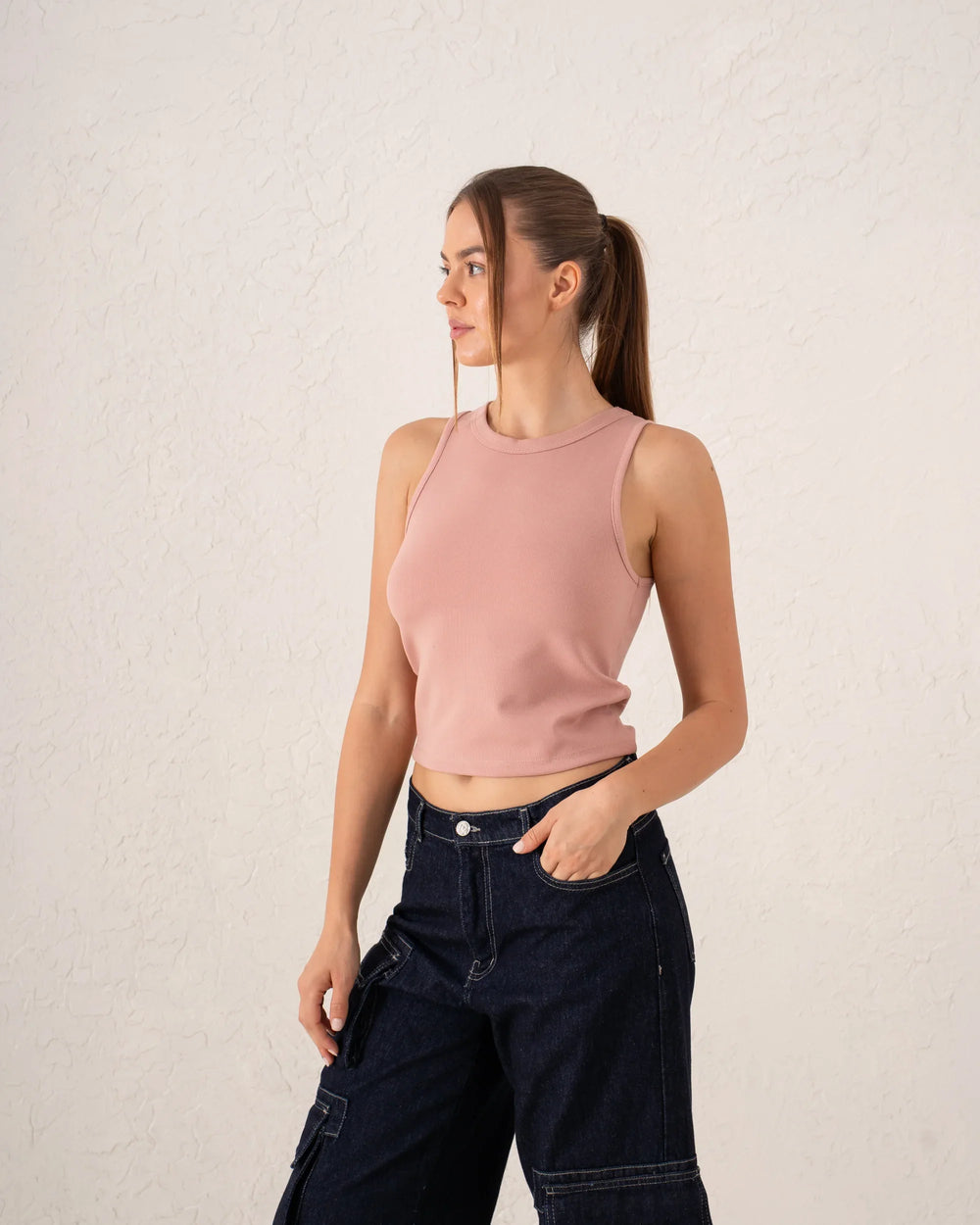 Women ribbed tank top - Venti