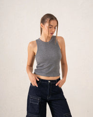 Women ribbed tank top