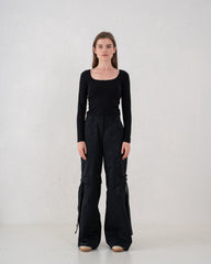 Essential Square Neck Long Sleeve Top
