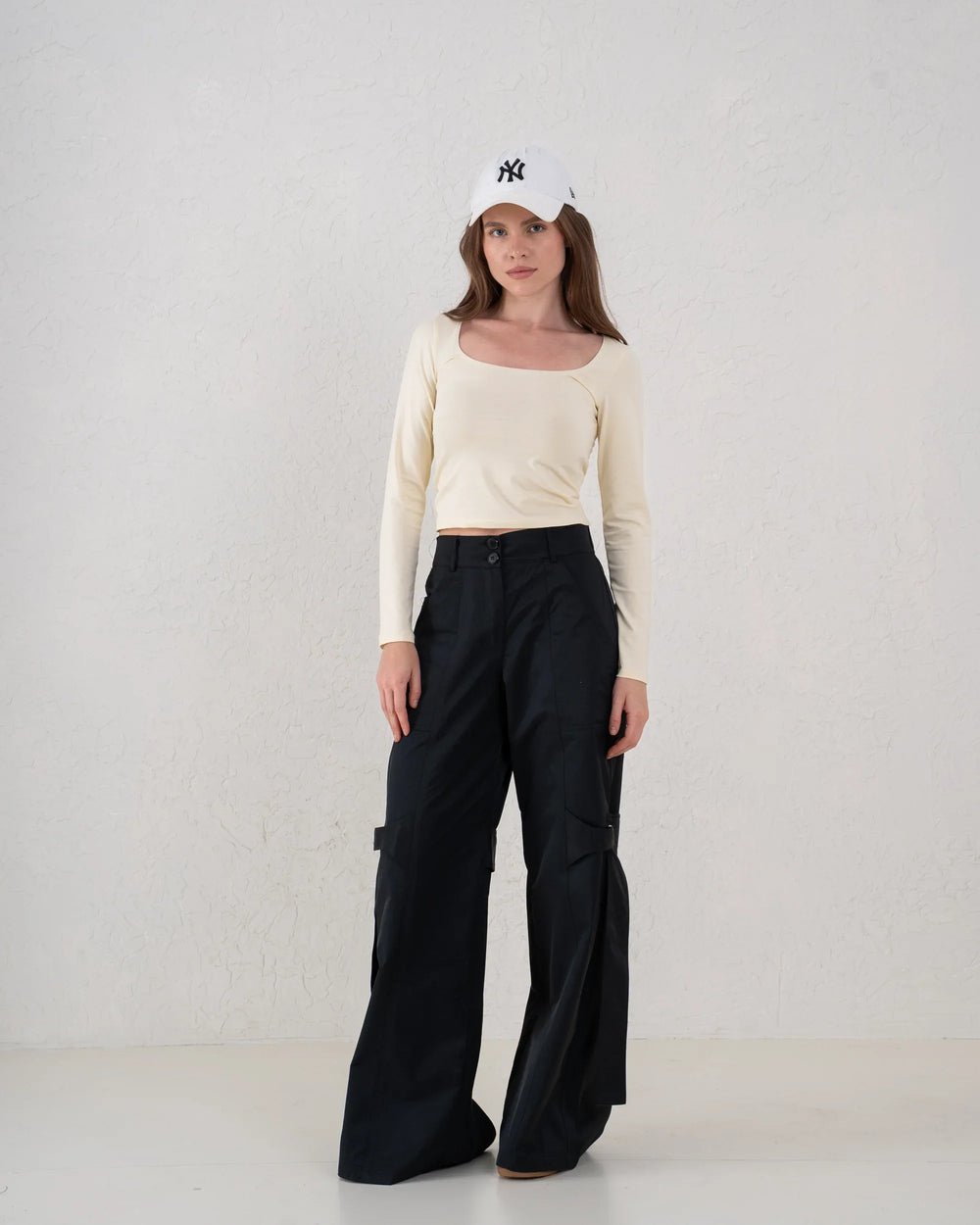 Essential Square Neck Long Sleeve Top - Venti