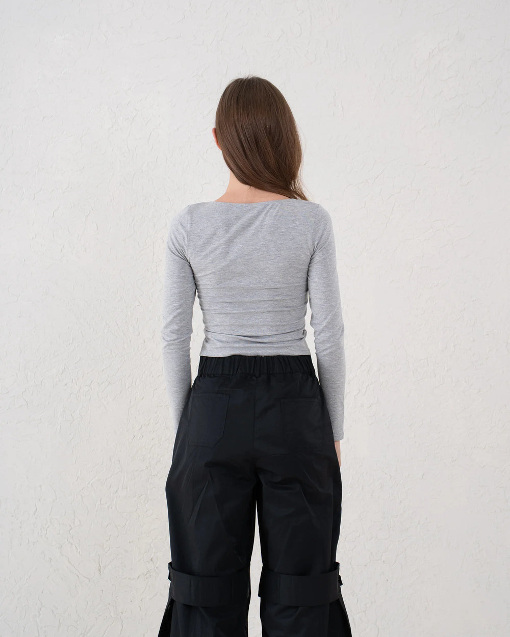 Essential Square Neck Long Sleeve Top - Venti