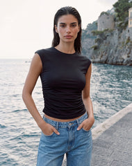 Women high neck top