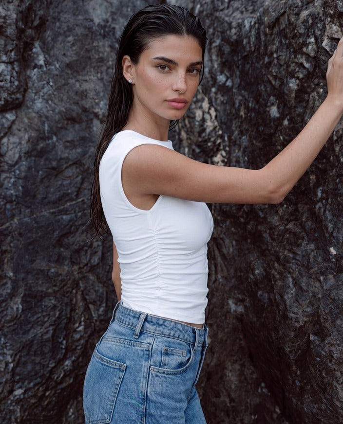 Women high neck top