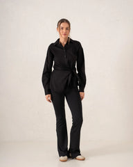 Women Poplin Wrap Style