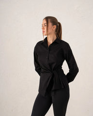 Women Poplin Wrap Style
