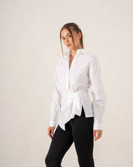 Women Poplin Wrap Style
