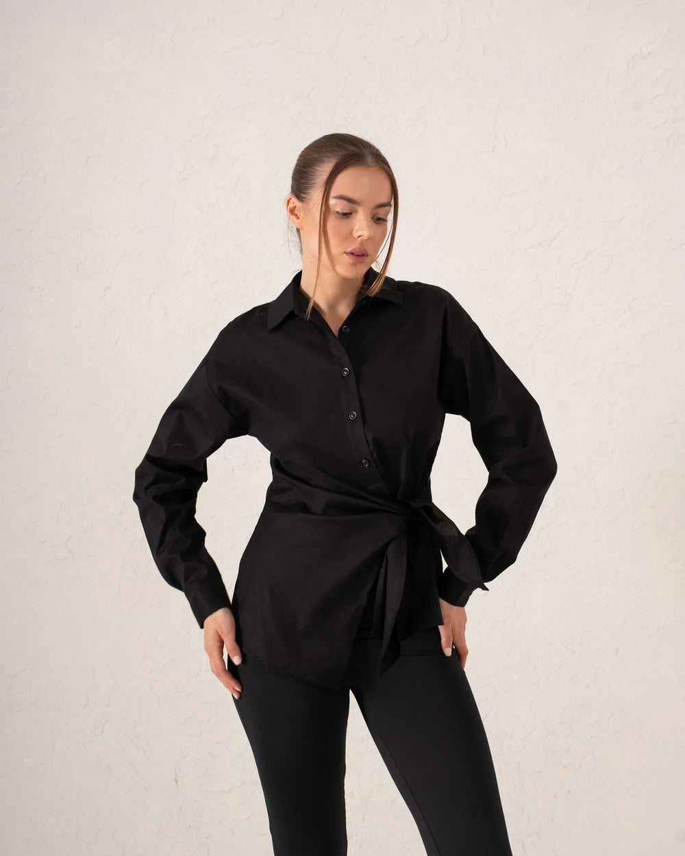Women Poplin Wrap Style - Venti