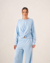 Knotted Stripe Sweatshirt