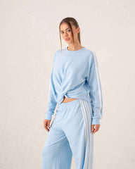 Knotted Stripe Sweatshirt