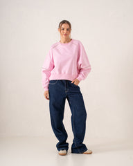 Studded Detail Oversized Sweatshirt