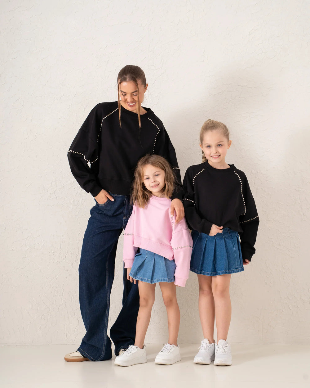 Studded Detail Oversized Sweatshirt - Venti