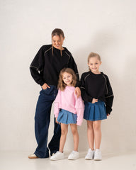 Studded Detail Oversized Sweatshirt