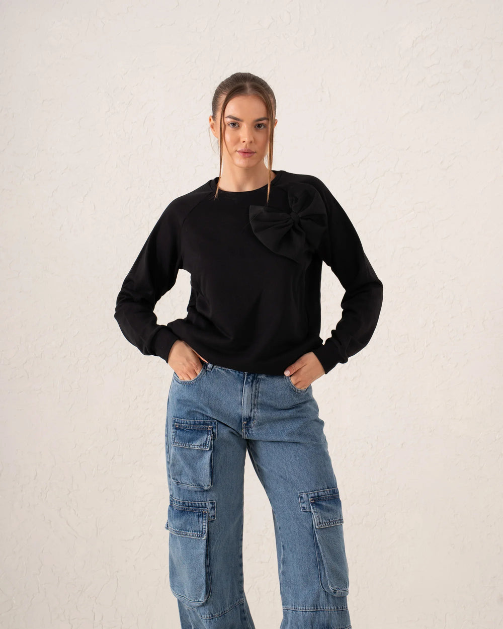 Statement Bow Sweatshirt - Venti