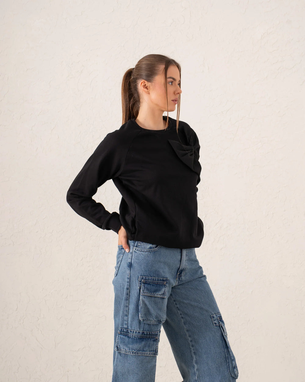 Statement Bow Sweatshirt - Venti