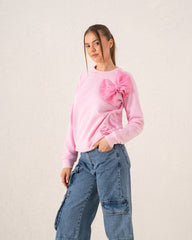Statement Bow Sweatshirt