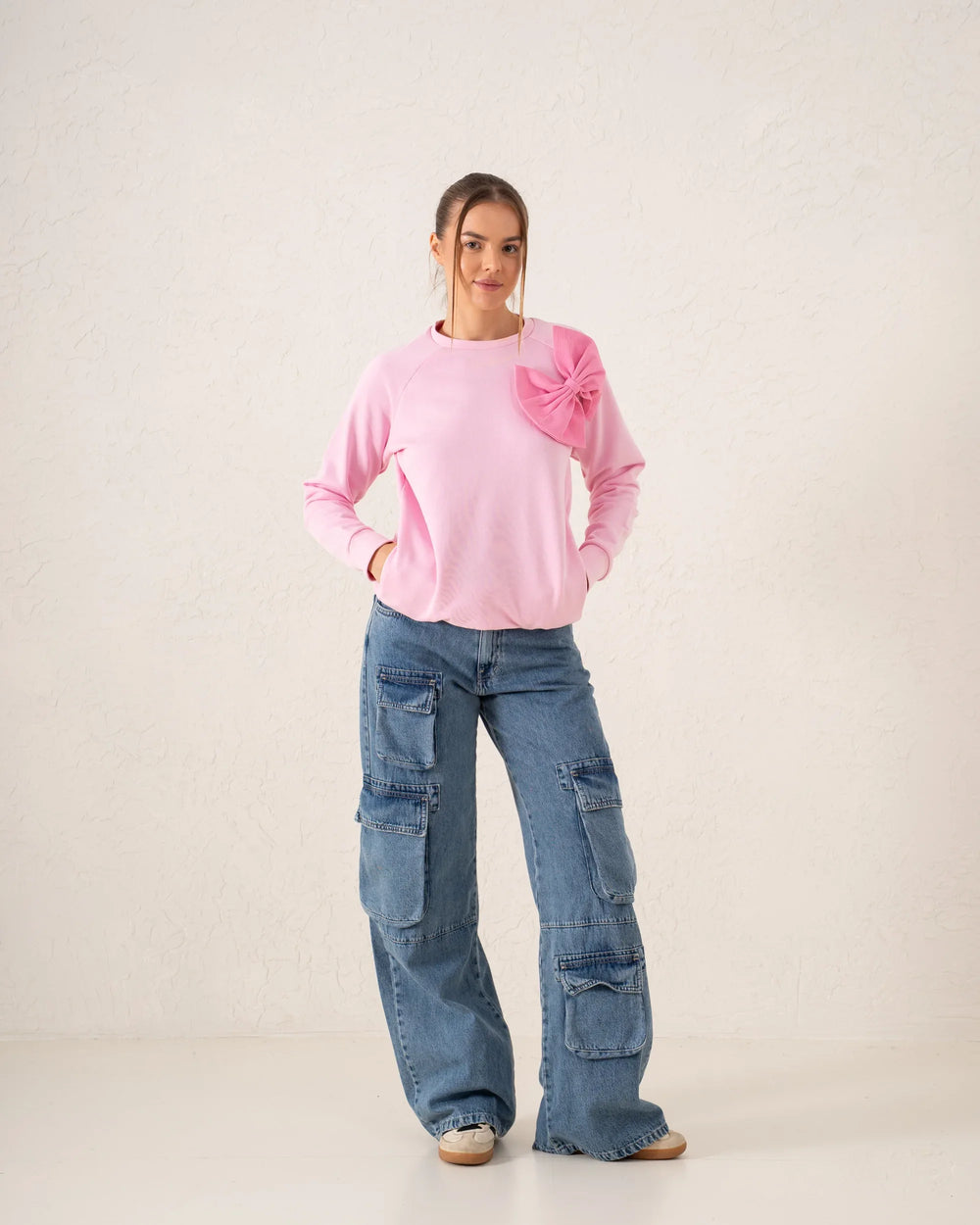 Statement Bow Sweatshirt - Venti