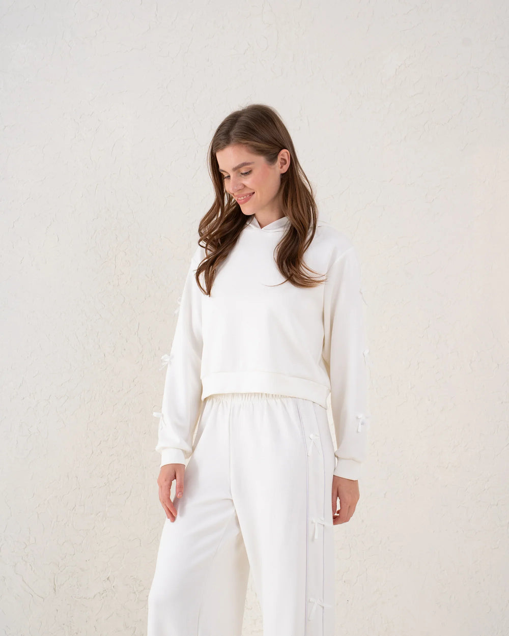 Bow Detail Hoodie - Venti