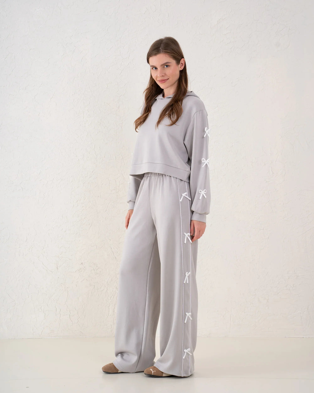 Bow Detail Hoodie - Venti