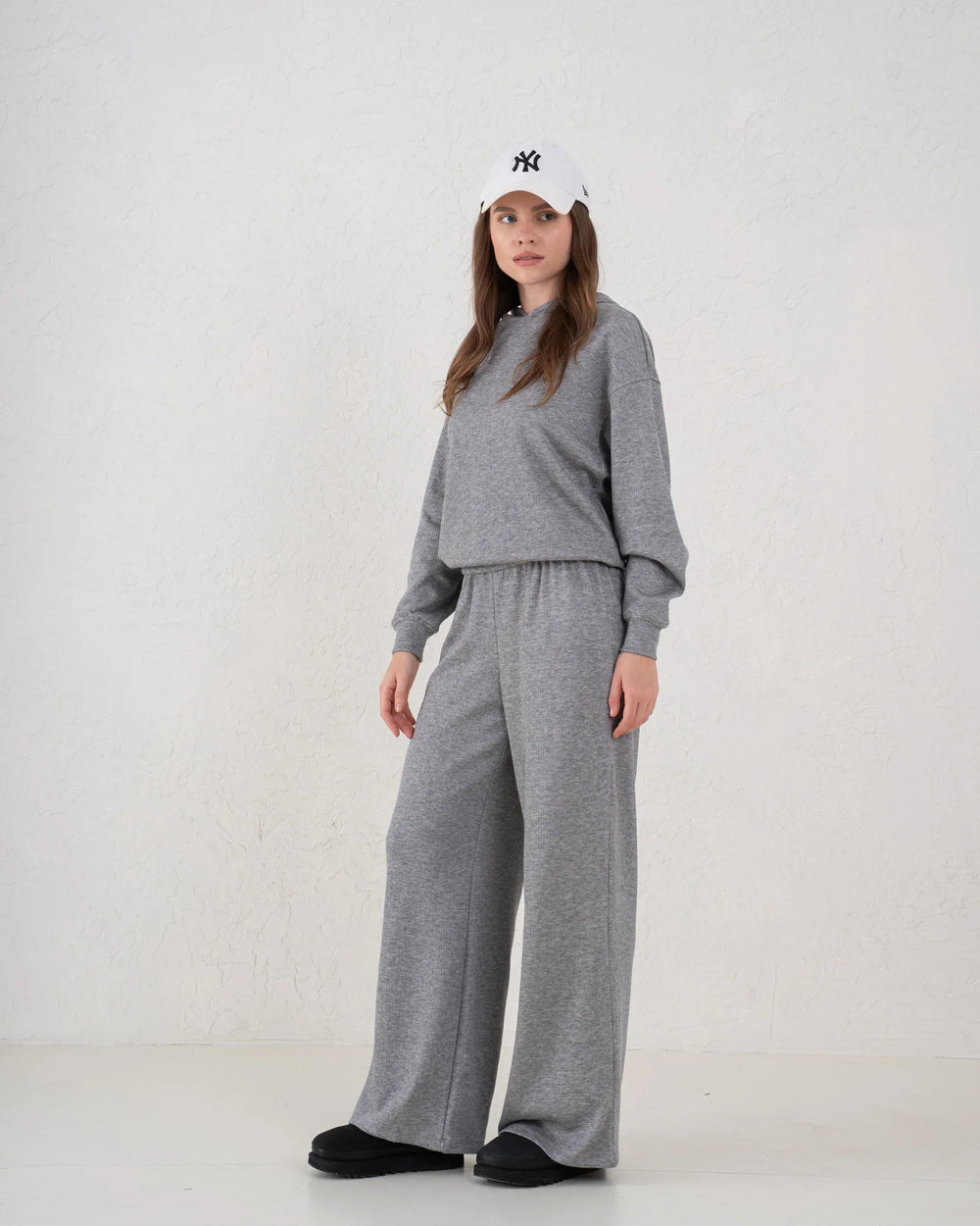 Soft Ribbed Hooded Top - Venti