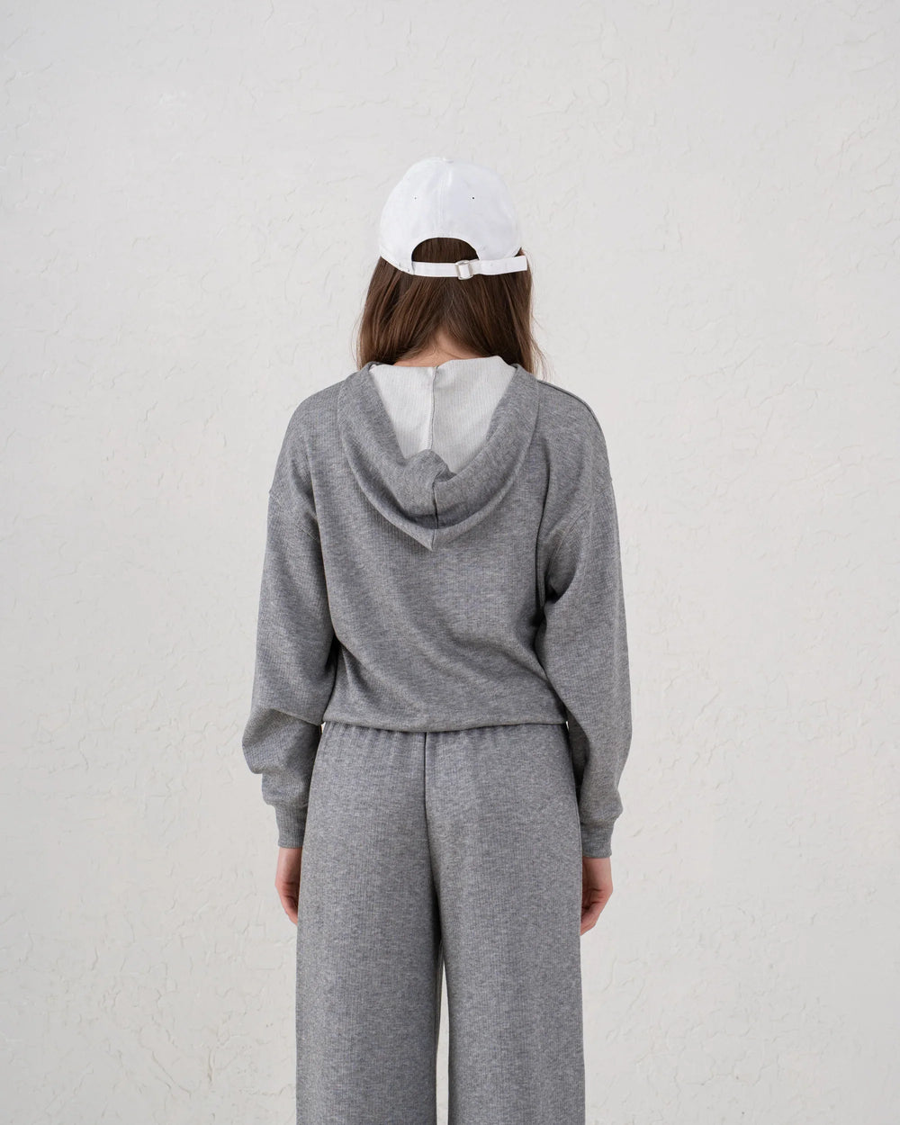 Soft Ribbed Hooded Top - Venti