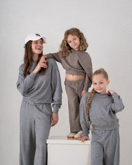 Soft Ribbed Hooded Top