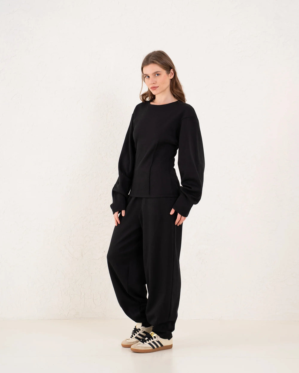 Structured Long Sleeve Top - Venti