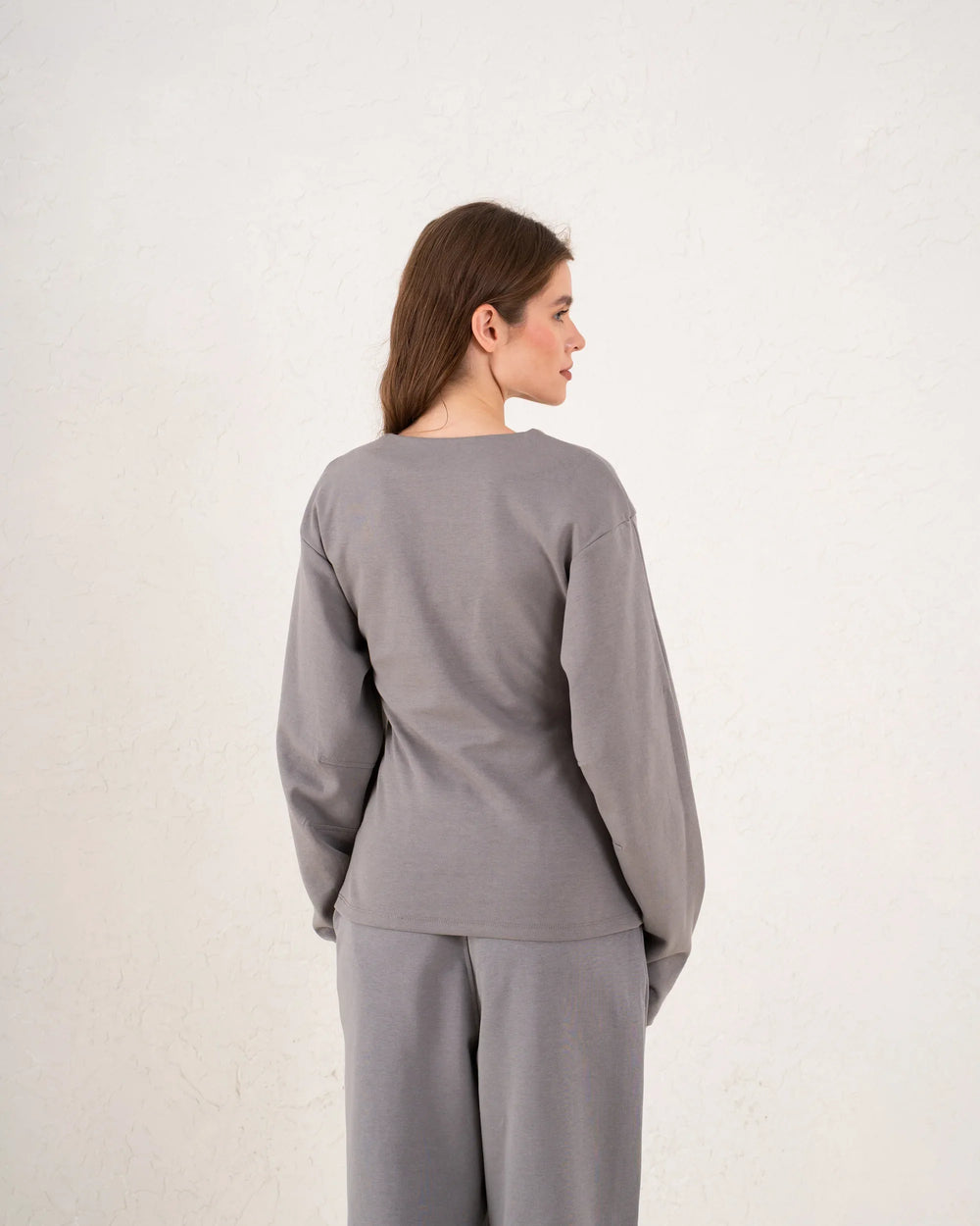 Structured Long Sleeve Top - Venti