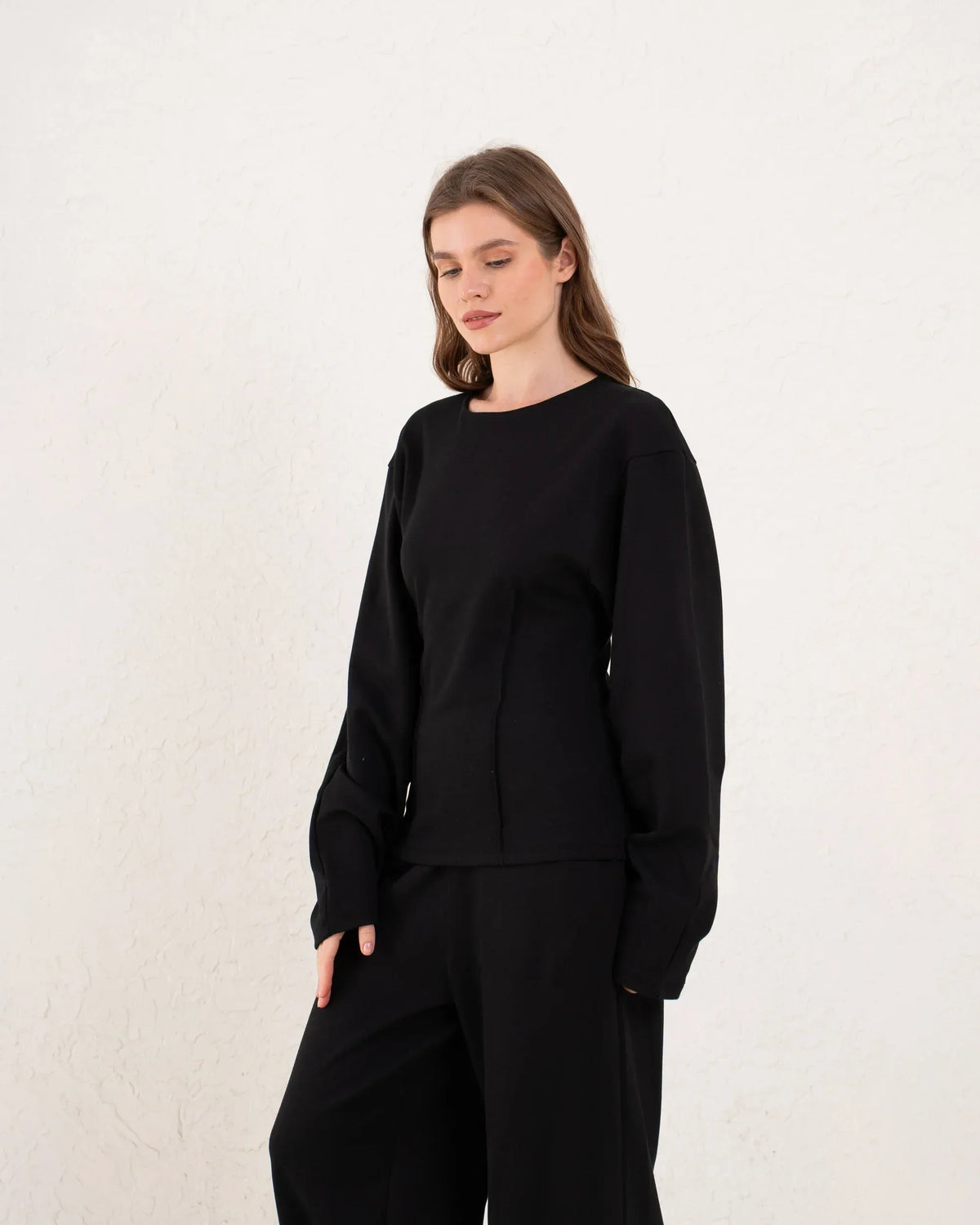 Structured Long Sleeve Top - Venti