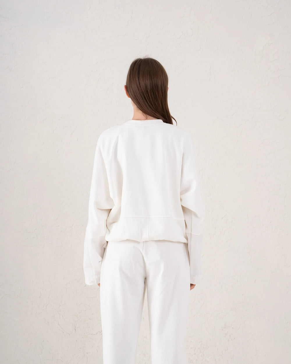 Contrast Panel Wide Sleeve Sweatshirt - Venti