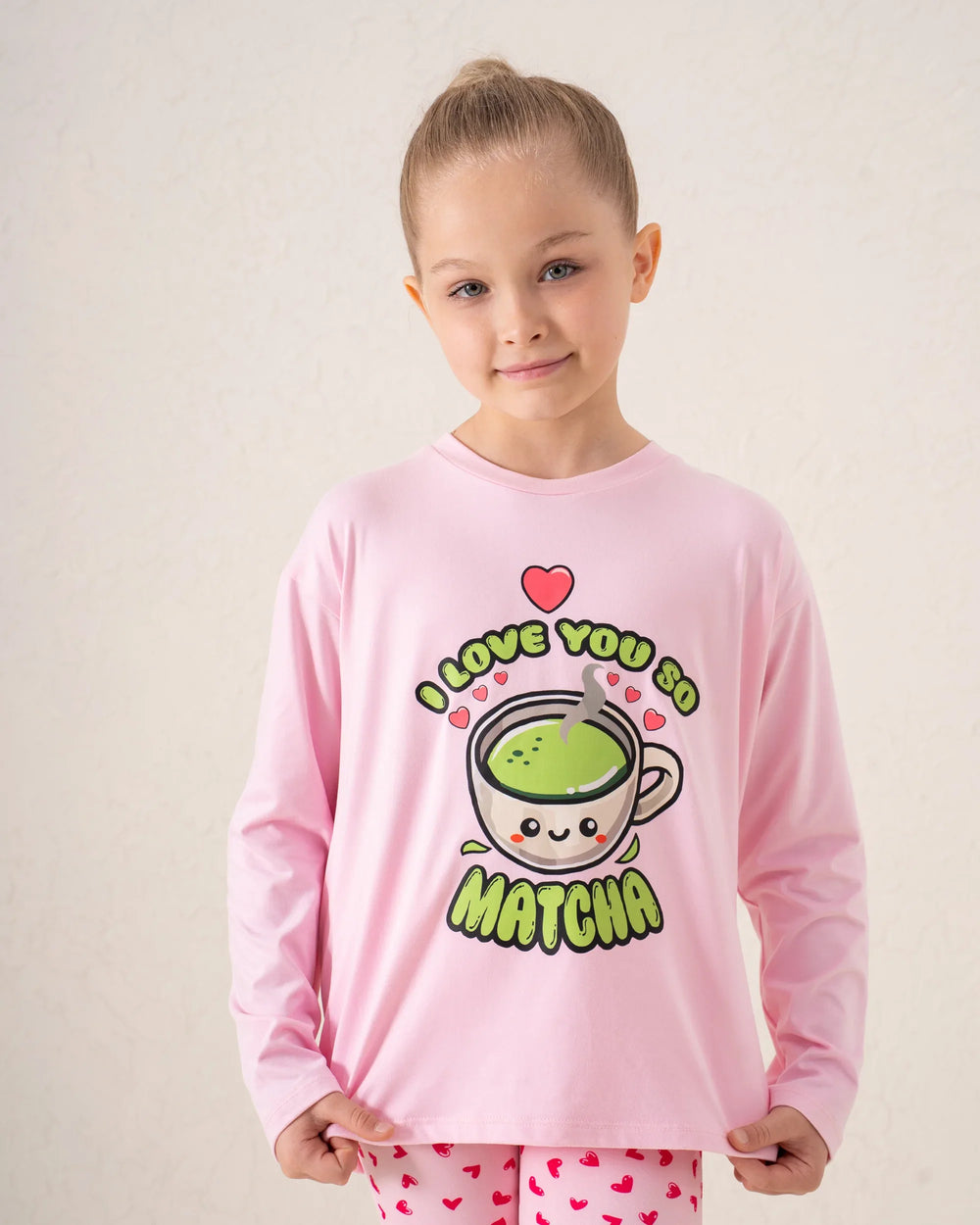 I Love You So Matcha Pajama Set - Venti