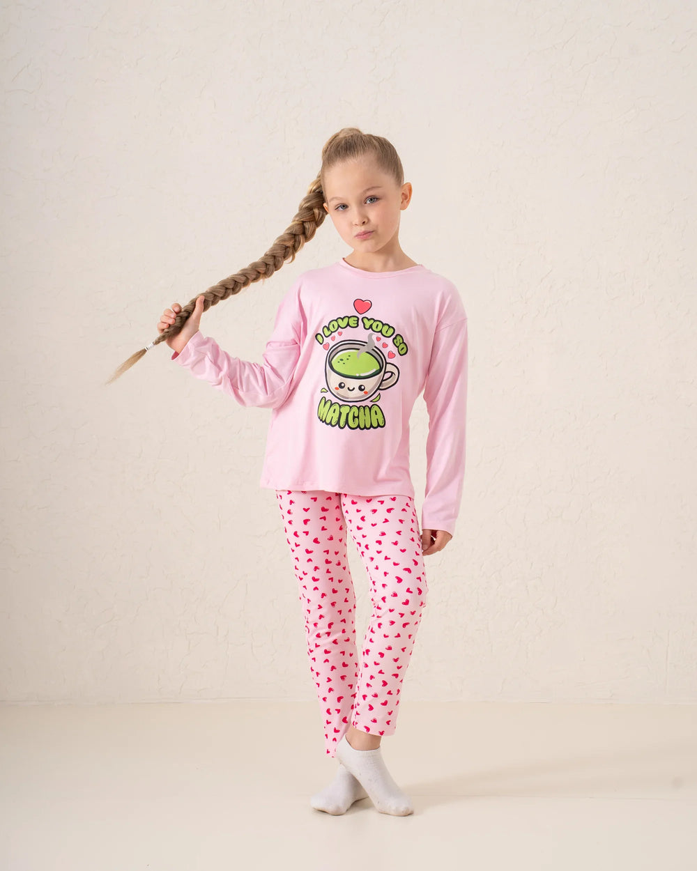 I Love You So Matcha Pajama Set - Venti