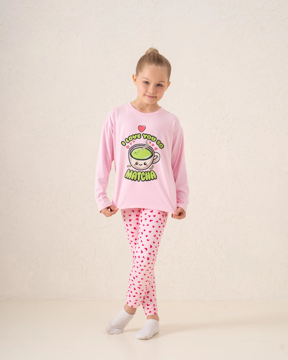 I Love You So Matcha Pajama Set - Venti