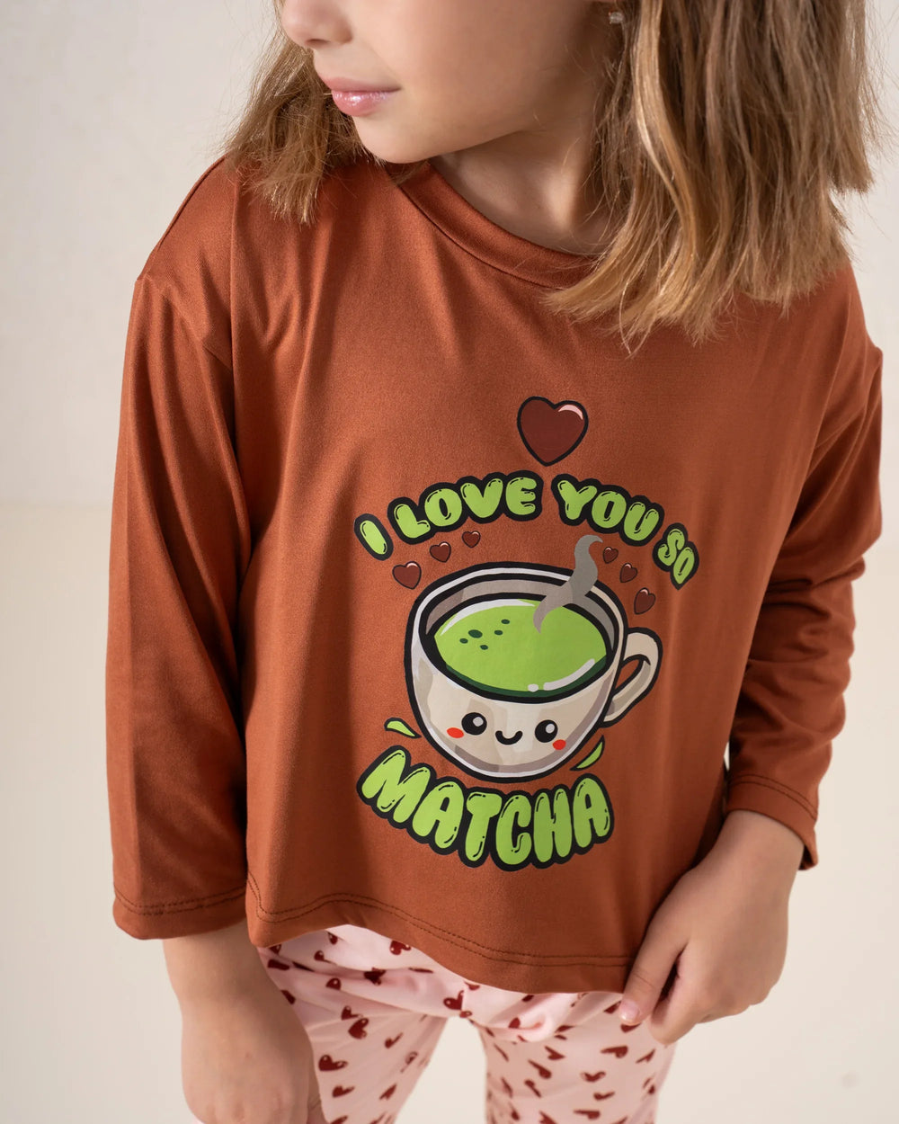 I Love You So Matcha Pajama Set - Venti