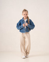 Cropped Denim Jacket