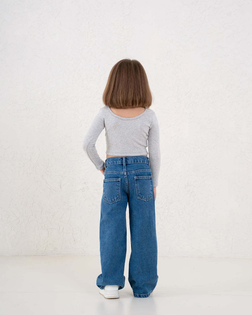 Girl midrise straight denim - Venti