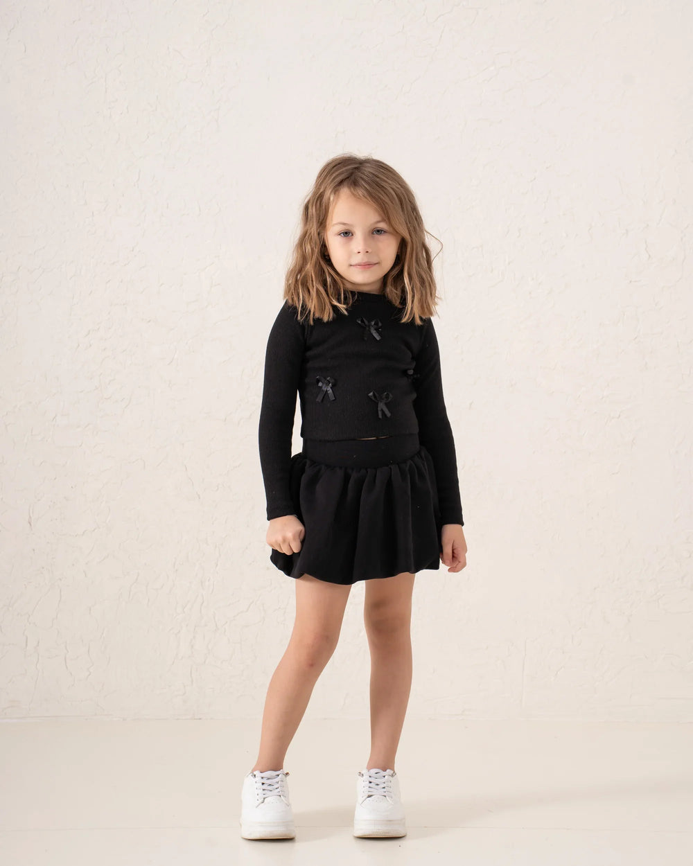 Ribbed Waist Puffball Skirt - Venti