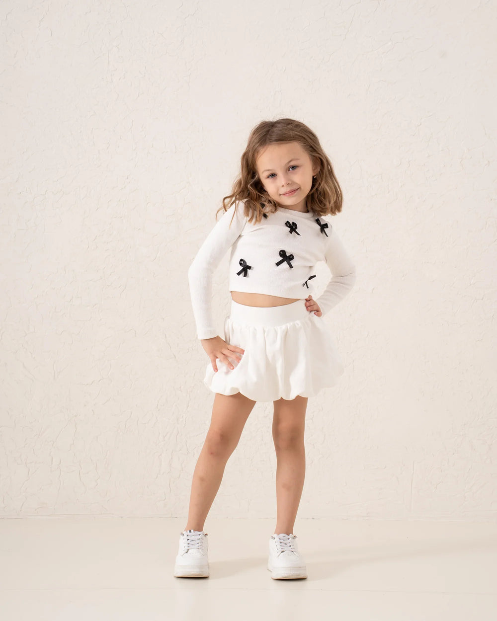 Ribbed Waist Puffball Skirt - Venti