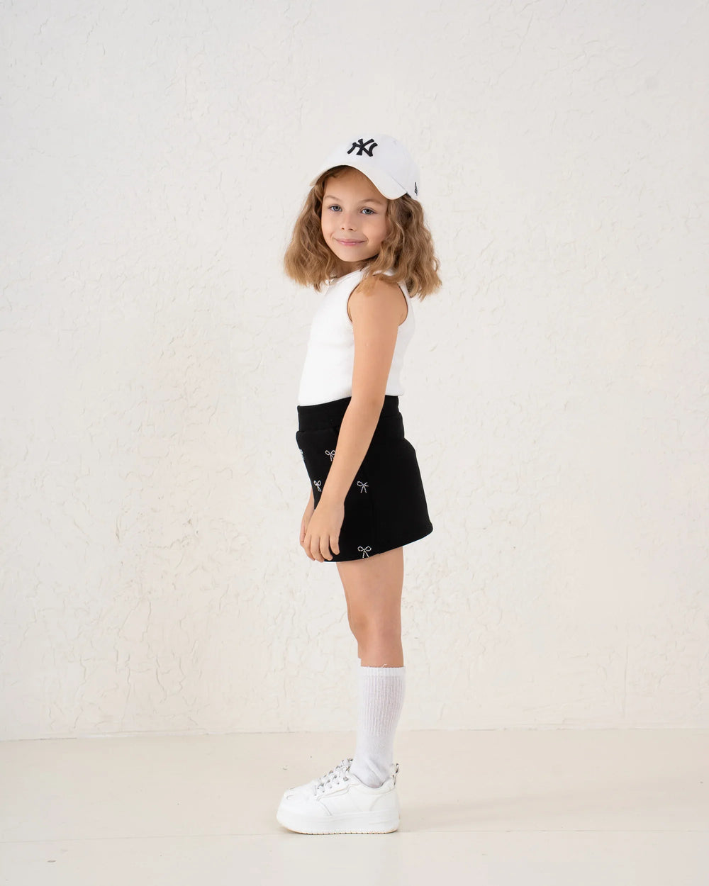 Embellished Bow Mini Skirt - Venti