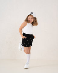 Embellished Bow Mini Skirt