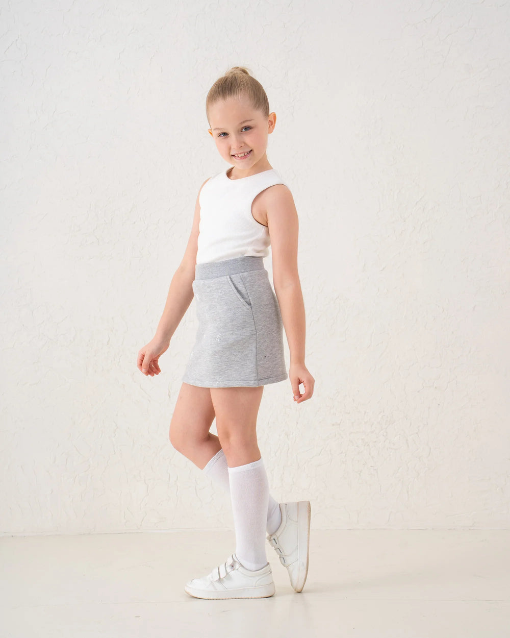 Embellished Bow Mini Skirt - Venti