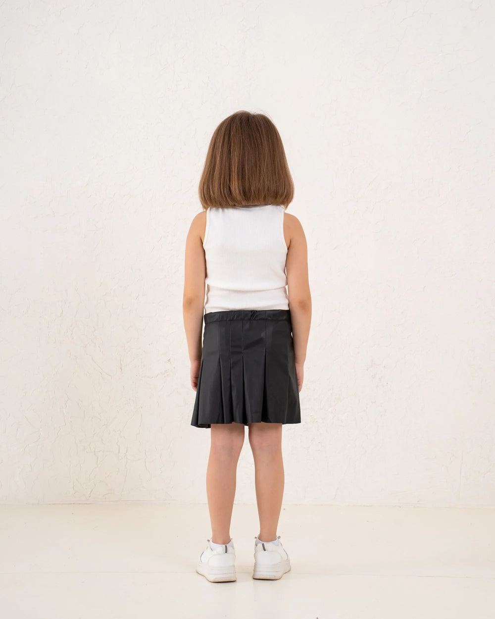 Leather Pleated Skirt - Venti